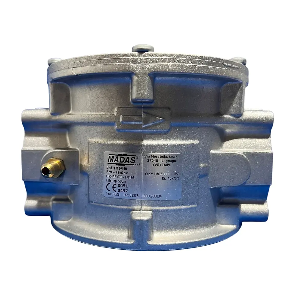 Madas FM DN 50 gas filter, high capacity.