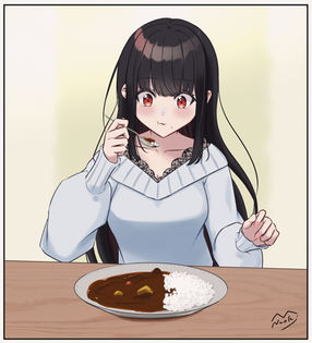 釧路ゆうひ カレー美味しい イラスト