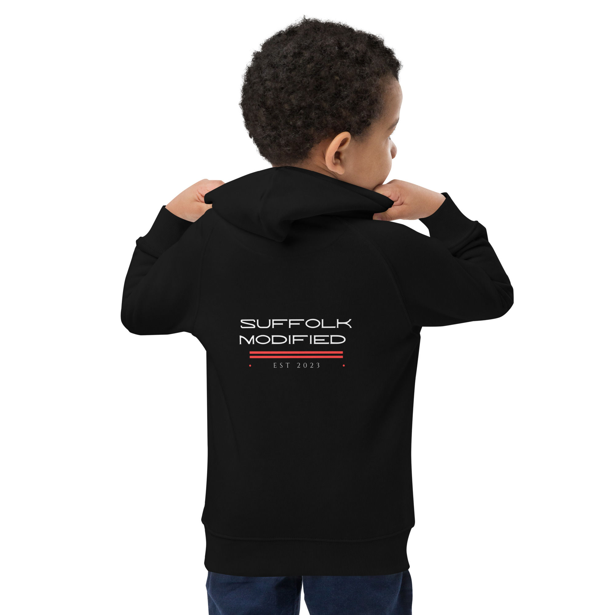 KIDS Suffolk Modified Car Club Logo Hoodie