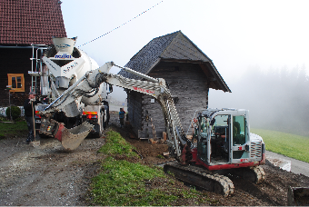 Jetzt muss der Bagger ran
