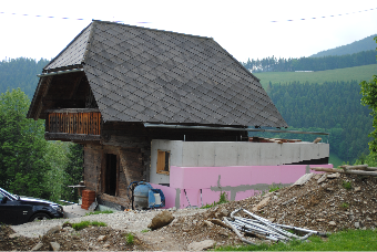 Bad und Küche dazu bauen