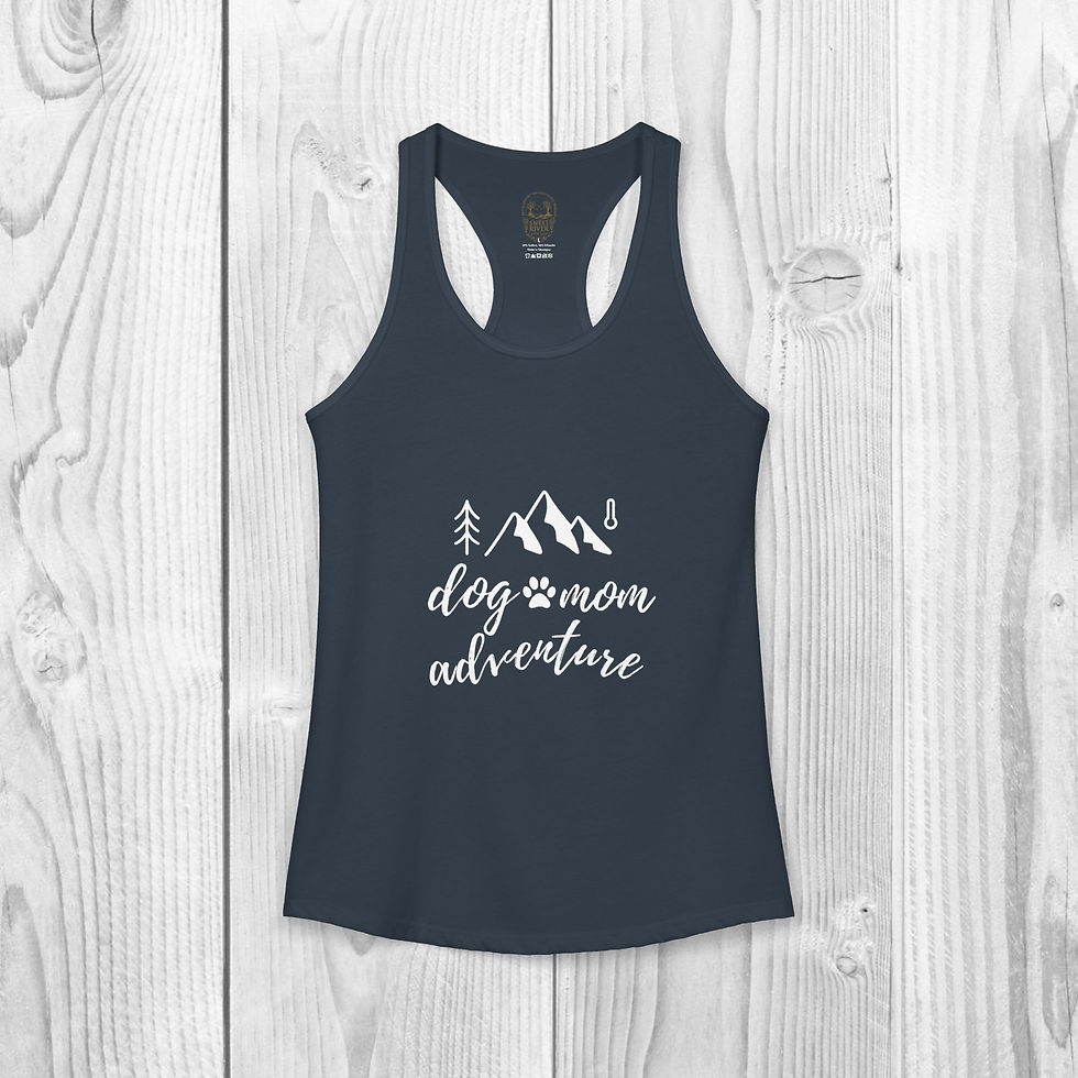 Thumbnail: Dog Mom Adventure tank top | Racerback