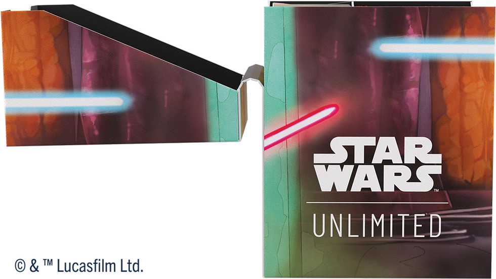 Miniature : GG : SW UNLIMITED BOITE DE RANGEMENT : Obi-Wan/Darth Maul