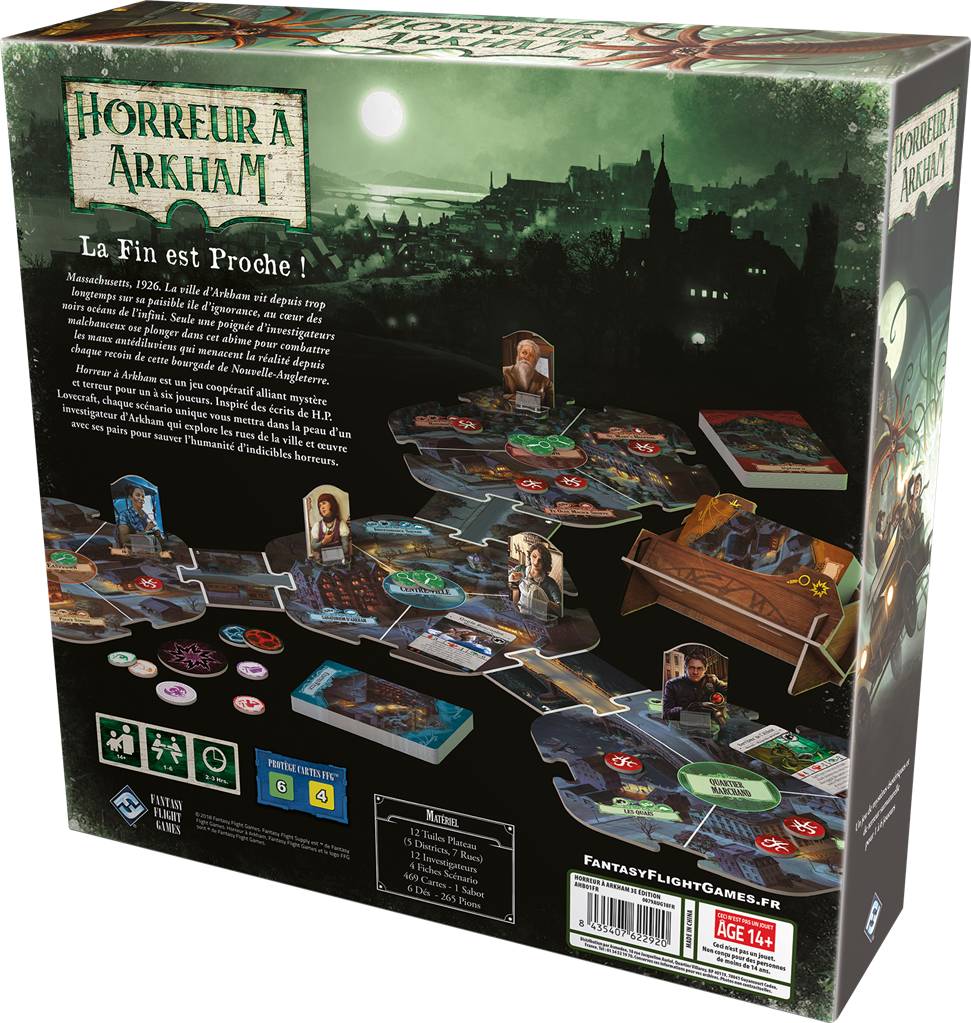Miniature : HORREUR A ARKHAM : Le jeu de plateau