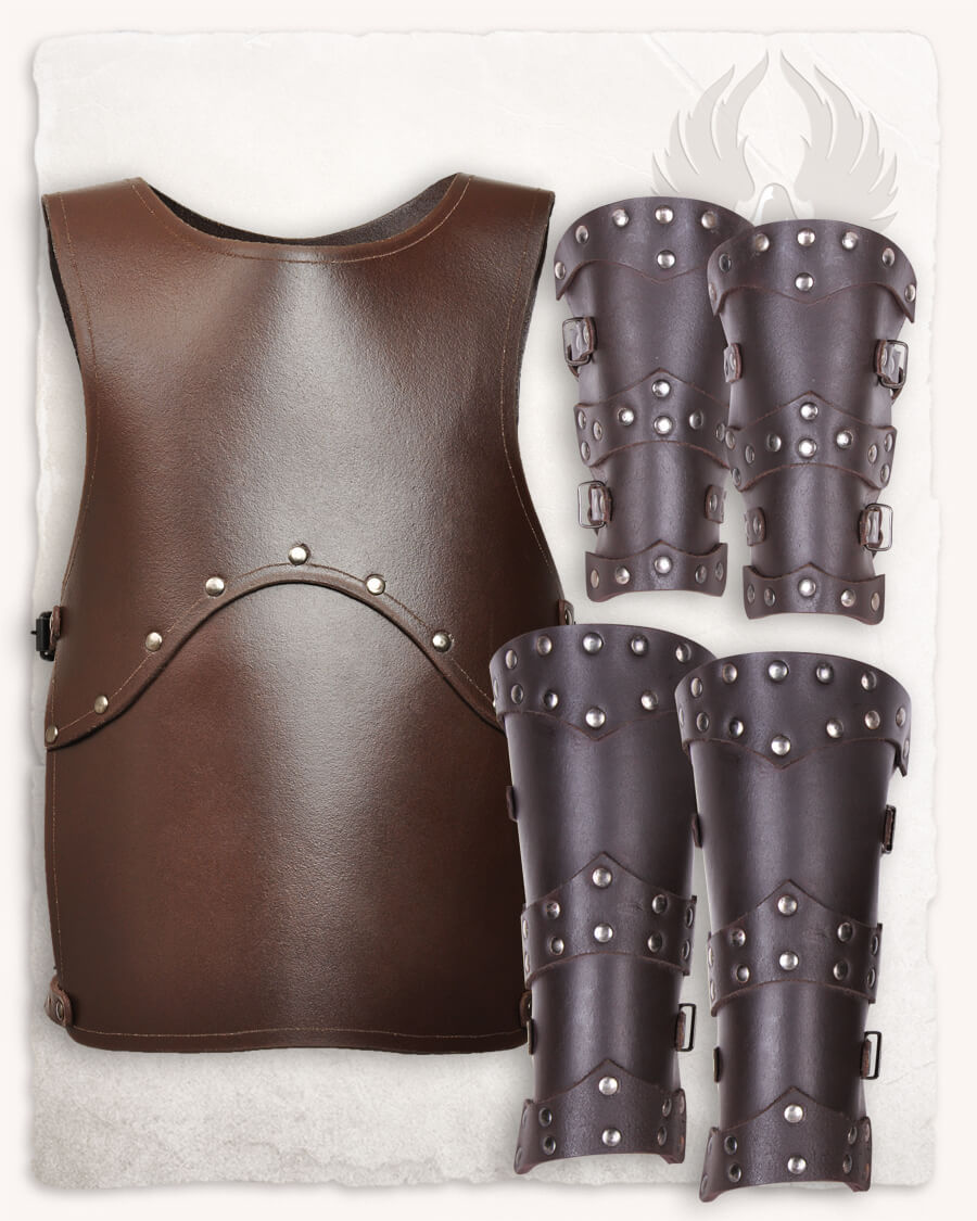 Set d'armure TOBI - Marron