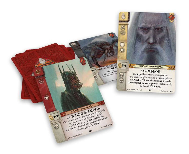 Miniature : LA GUERRE DE L'ANNEAU - LE JEU DE CARTES - EXT. CONTRE L'OMBRE