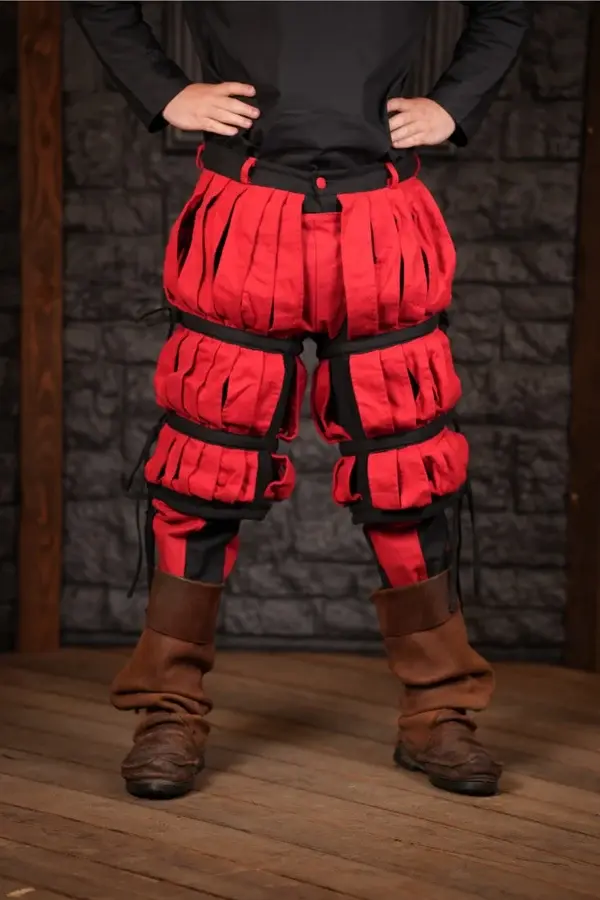 Culotte bouffante de lansquenet IMPERIALIS - Noir/Rouge
