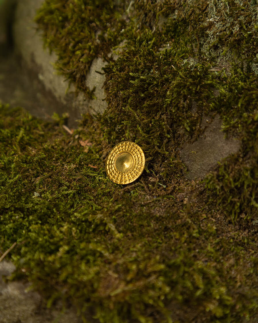 Miniature : Bouton Motif DISQUE SOLAIRE