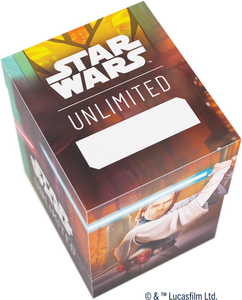 Miniature : GG : SW UNLIMITED BOITE DE RANGEMENT : Obi-Wan/Darth Maul