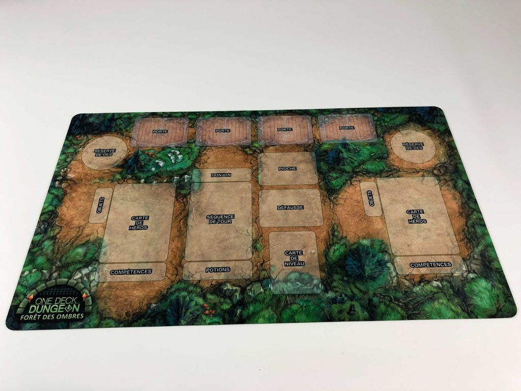ONE DECK DUNGEON TAPIS DE JEU La Forêt des Ombres
