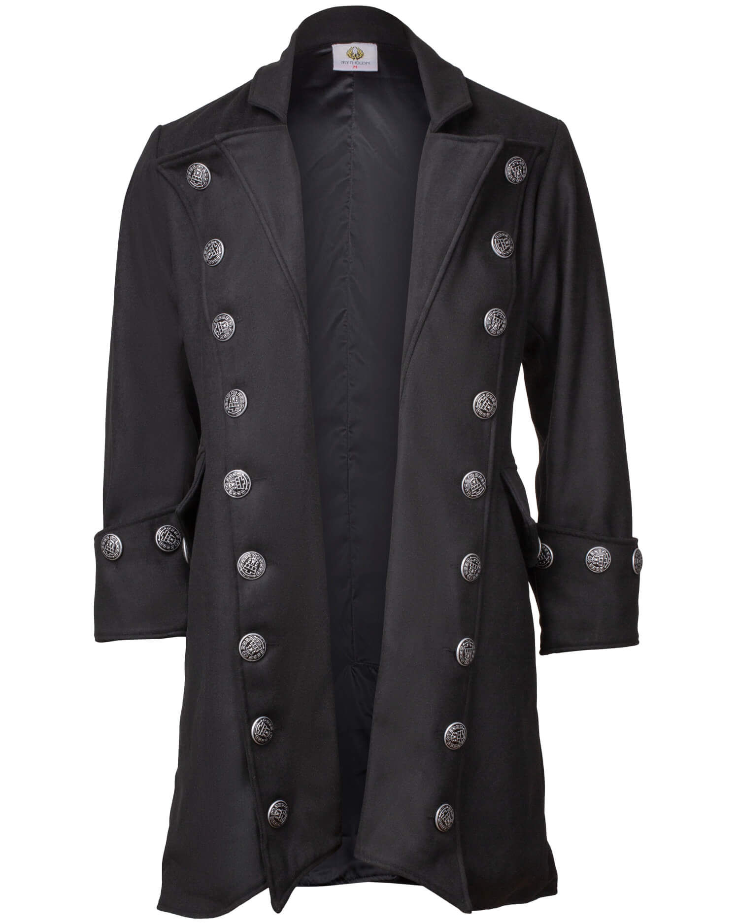 Manteau CAPITAINE CHAD Laine - Noir