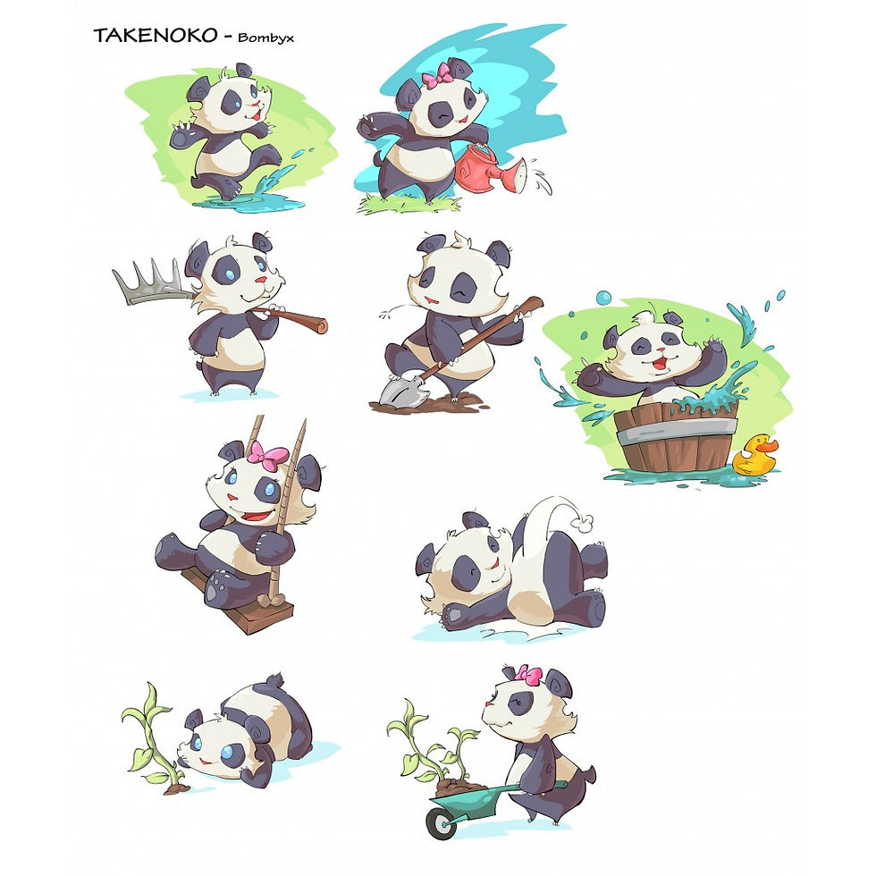 Miniature : TAKENOKO : Extension Chibis
