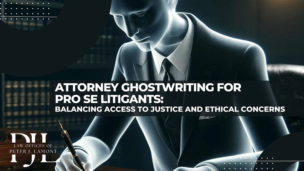 Attorney Ghostwriting