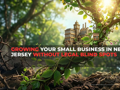 Growing small business in New Jersey without legal blind spots