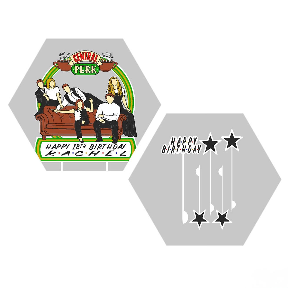 Thumbnail: Friends Inspired Cake Toppers