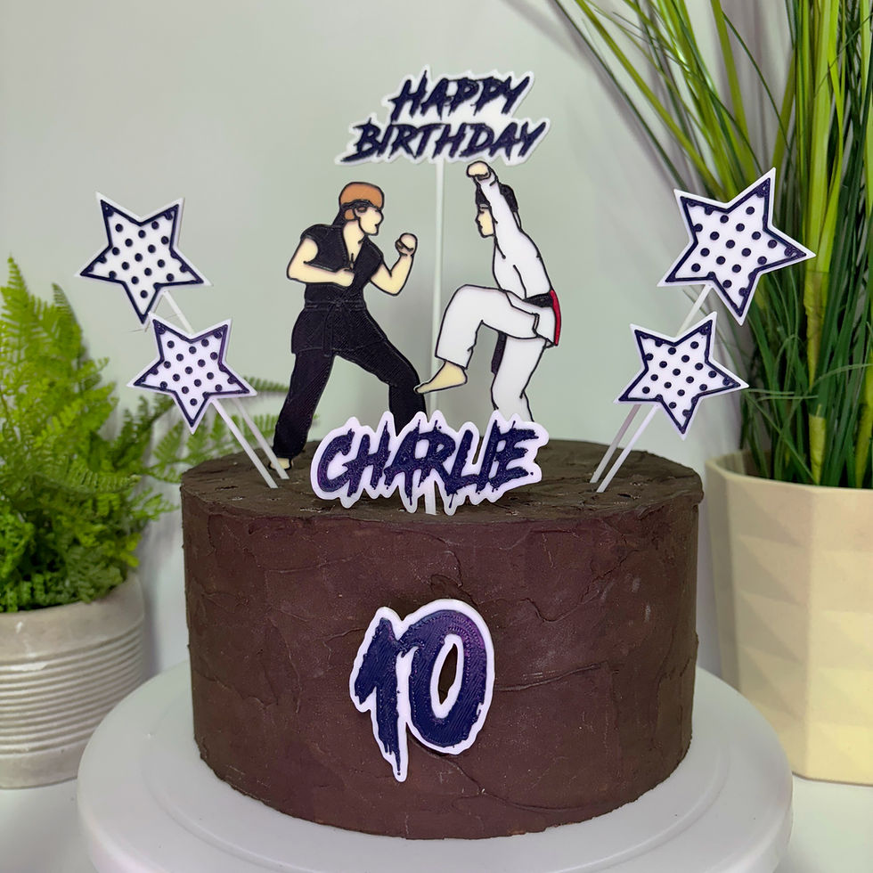 Thumbnail: Karate Inspired Miyagi Cake Toppers