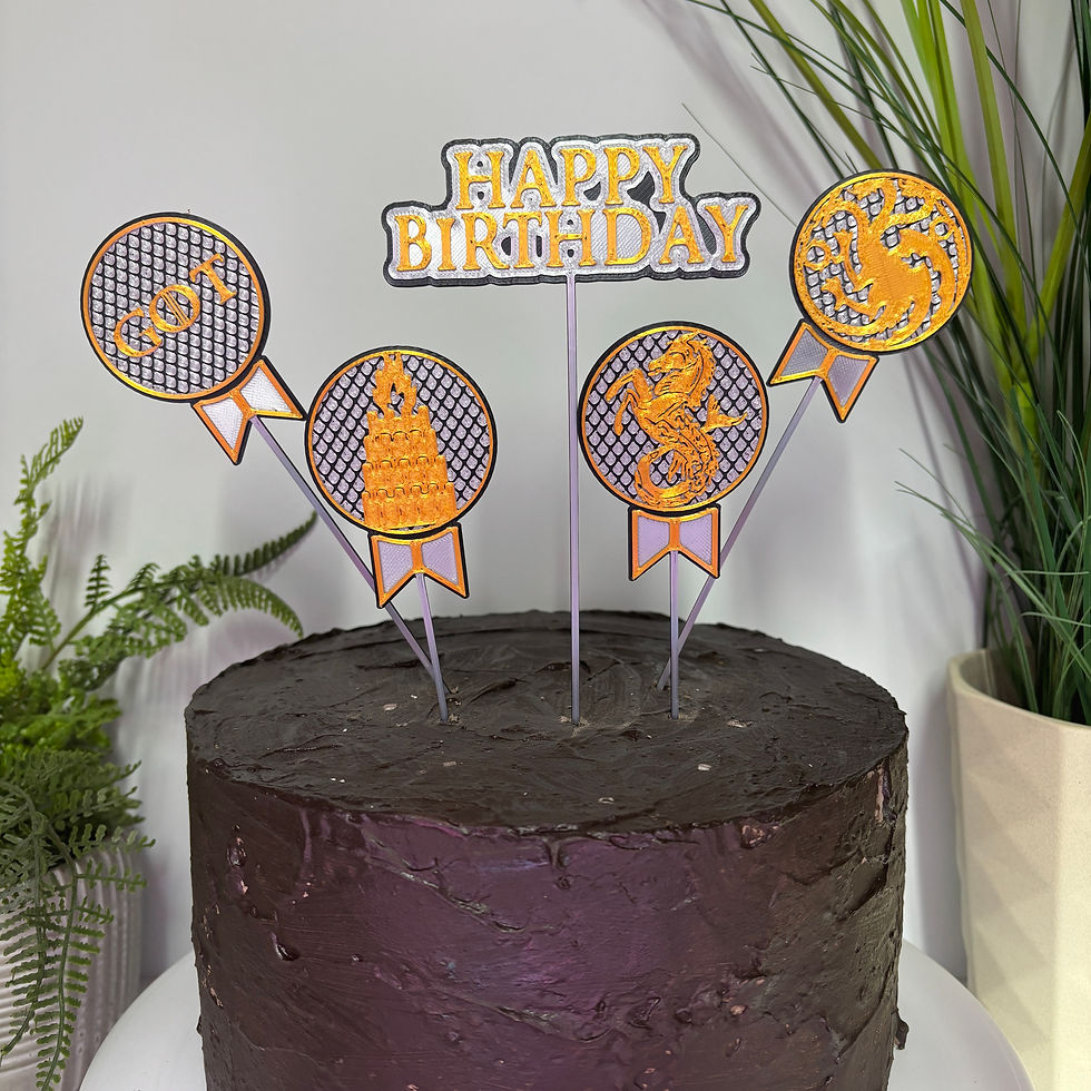 Thumbnail: Game Of Thrones Inspired Extra Cake Toppers