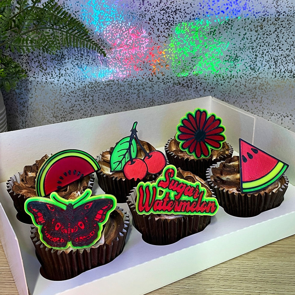 Thumbnail: Harry Styles Inspired Cake Toppers - Watermelon