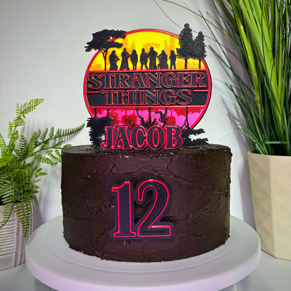 Thumbnail: Stranger Things Inspired Character Cake Toppers