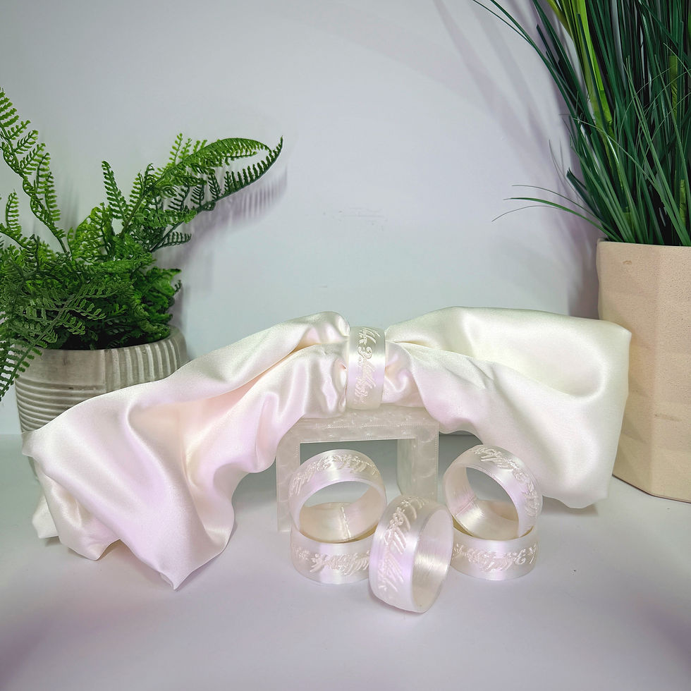 Thumbnail: The Lord Of The Rings Inspired Cake Topper Rings