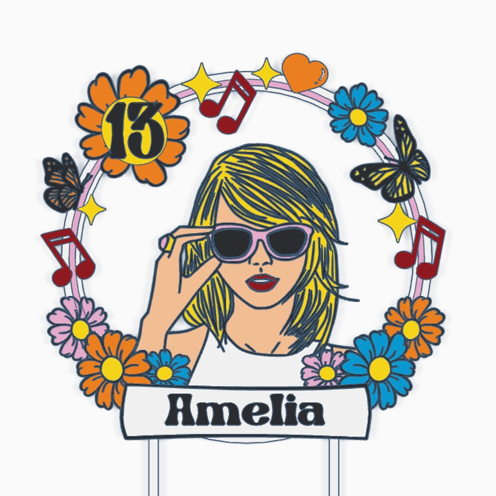 Thumbnail: Taylor Swift Inspired Cake Toppers