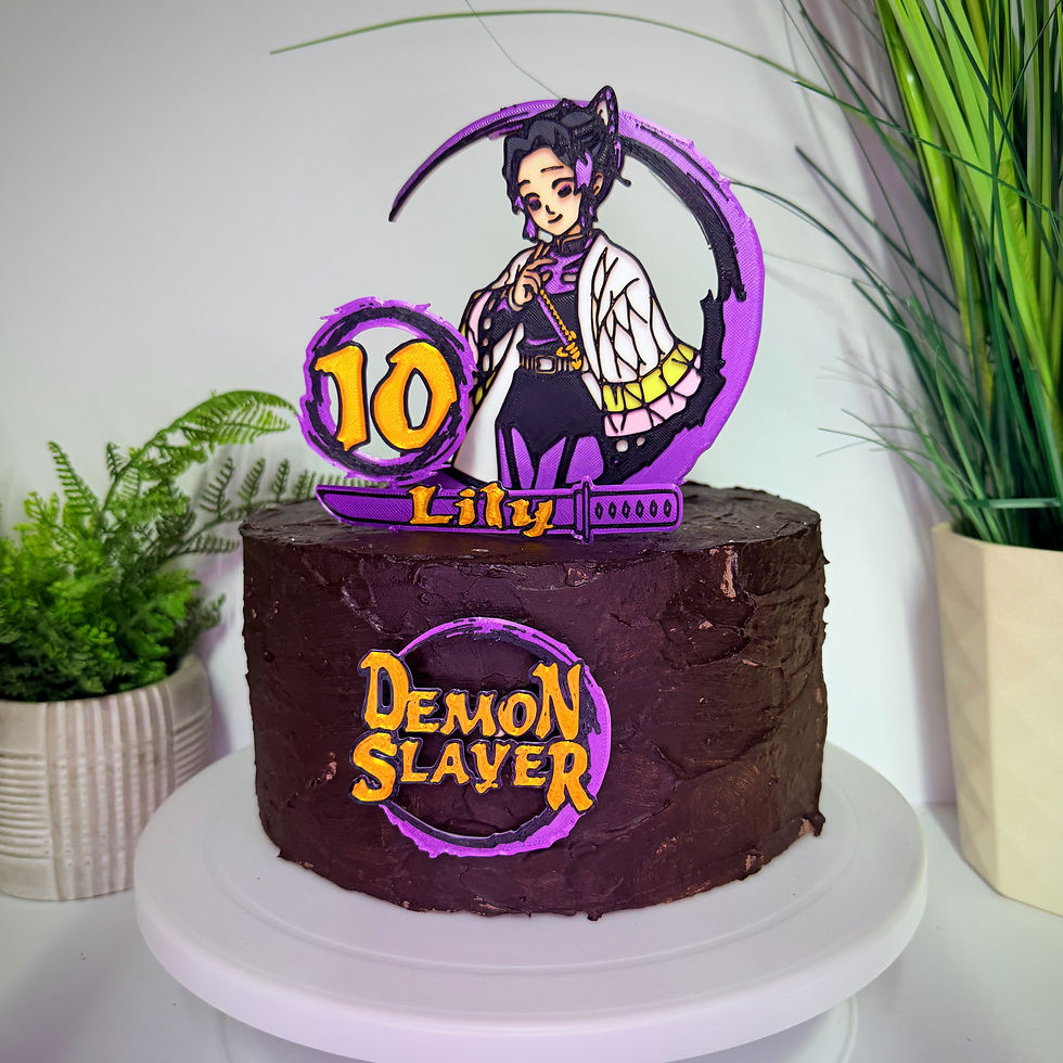Thumbnail: Demon Slayer Shinobu Inspired Cake Toppers
