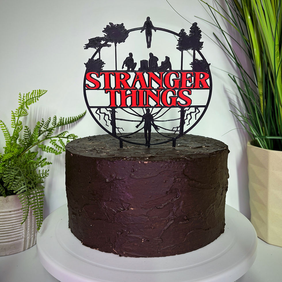 Thumbnail: Stranger Things Inspired Max/Vecna Cake Toppers