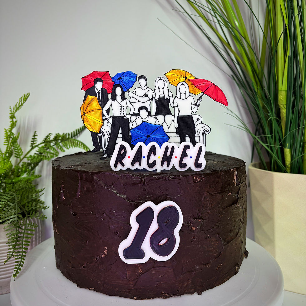 Thumbnail: copy of Friends Inspired Cake Toppers