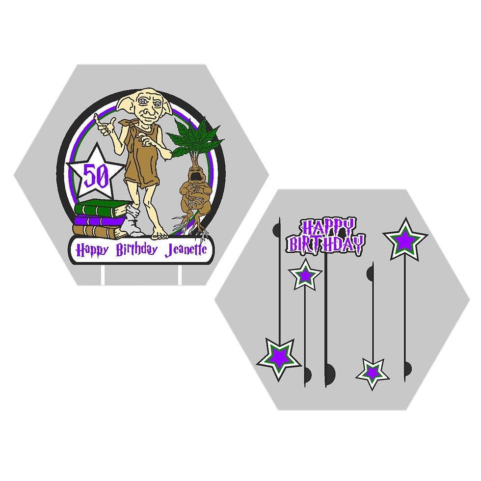 Thumbnail: Harry Potter Inspired Dobby Cake Toppers