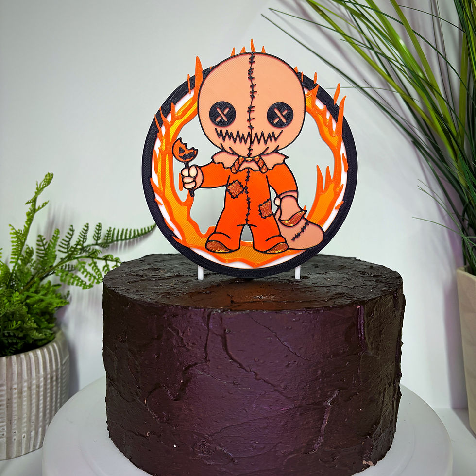 Thumbnail: Trick 'r TreAt Inspired Cake Toppers