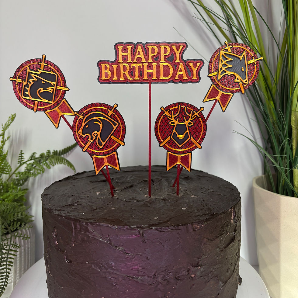 Thumbnail: Game Of Thrones Inspired Extra Cake Toppers