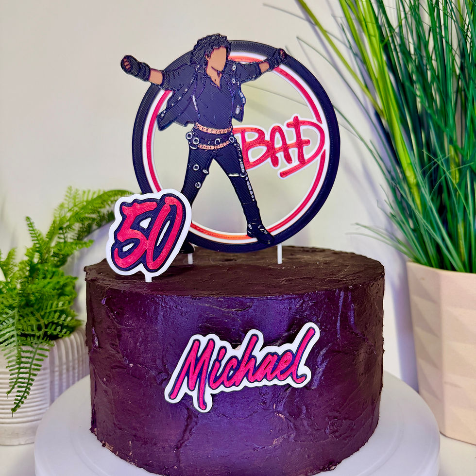 Thumbnail: Michael Jackson Inspired Bad Cake Toppers
