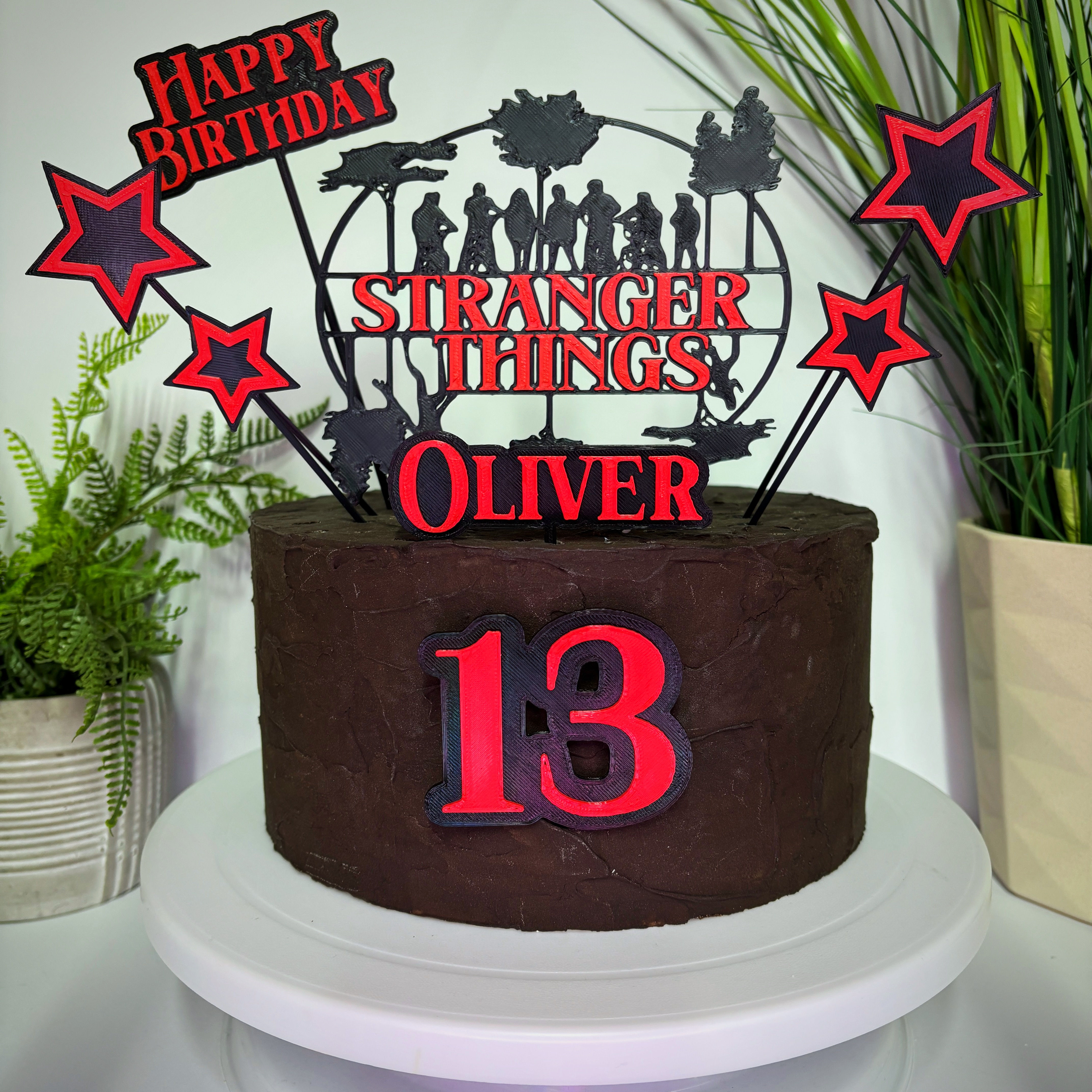 Stranger Things Inspired Cake Topper - Characters