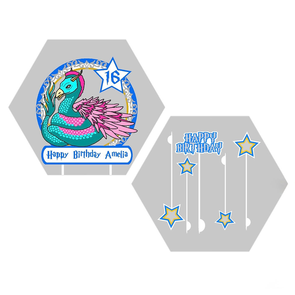 Thumbnail: Fantastic Beasts Inspired Cake Toppers