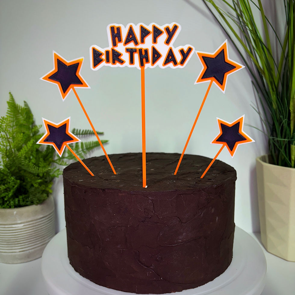 Thumbnail: Percy Jackson Inspired Camp Half-Blood Cake Toppers