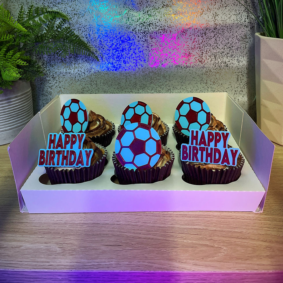 Thumbnail: West Ham Football Inspired Cake Topper Kits