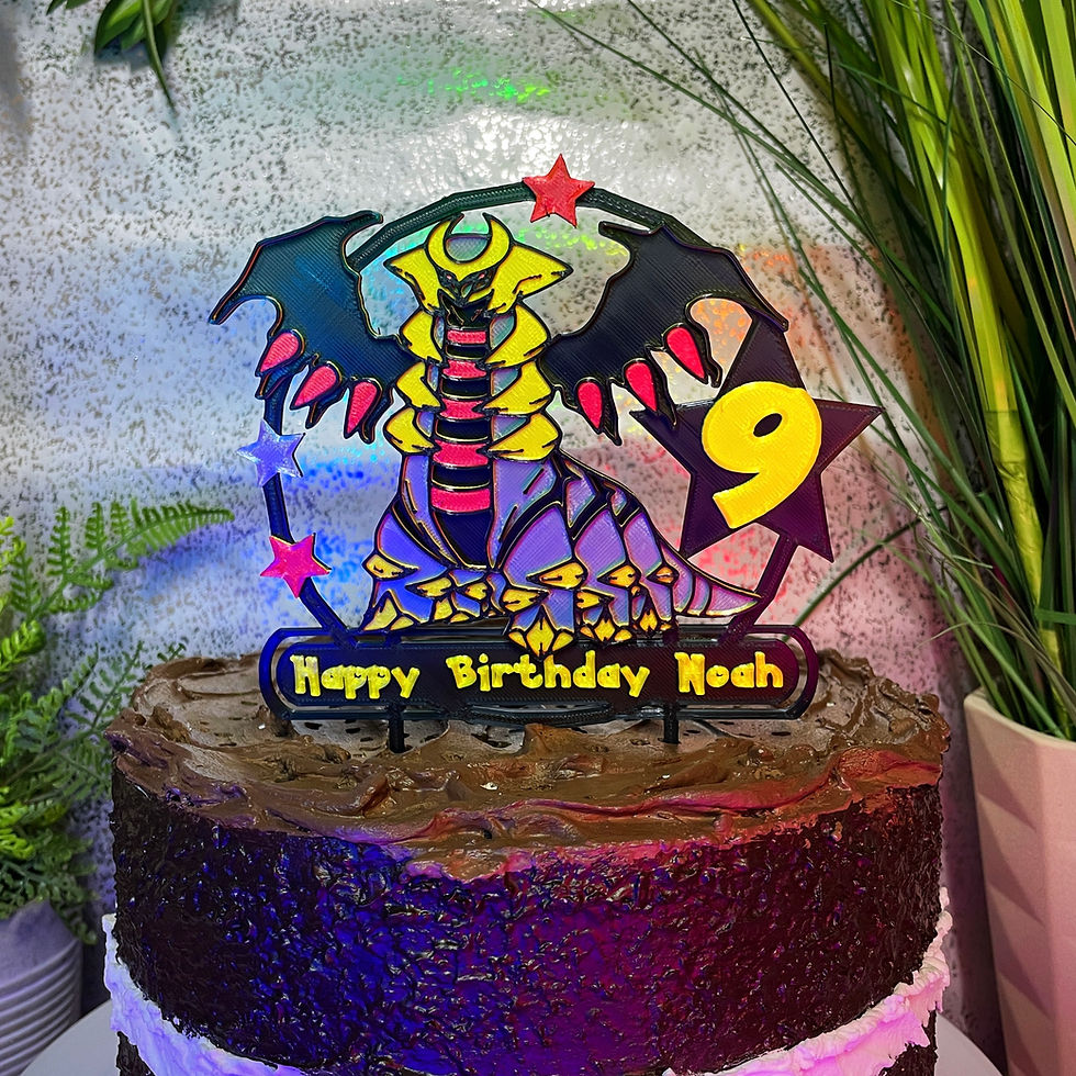 Thumbnail: Pokemon Giratina Inspired Cake Toppers