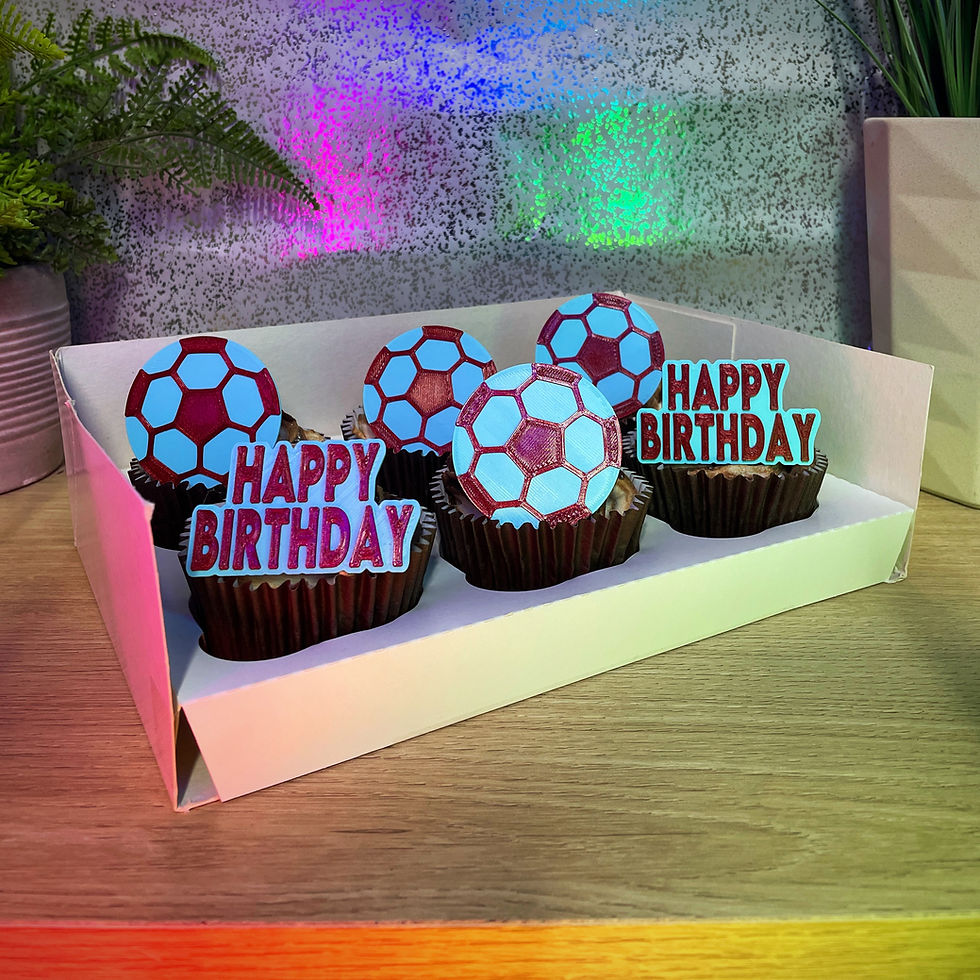 Thumbnail: West Ham Football Inspired Cake Topper Kits