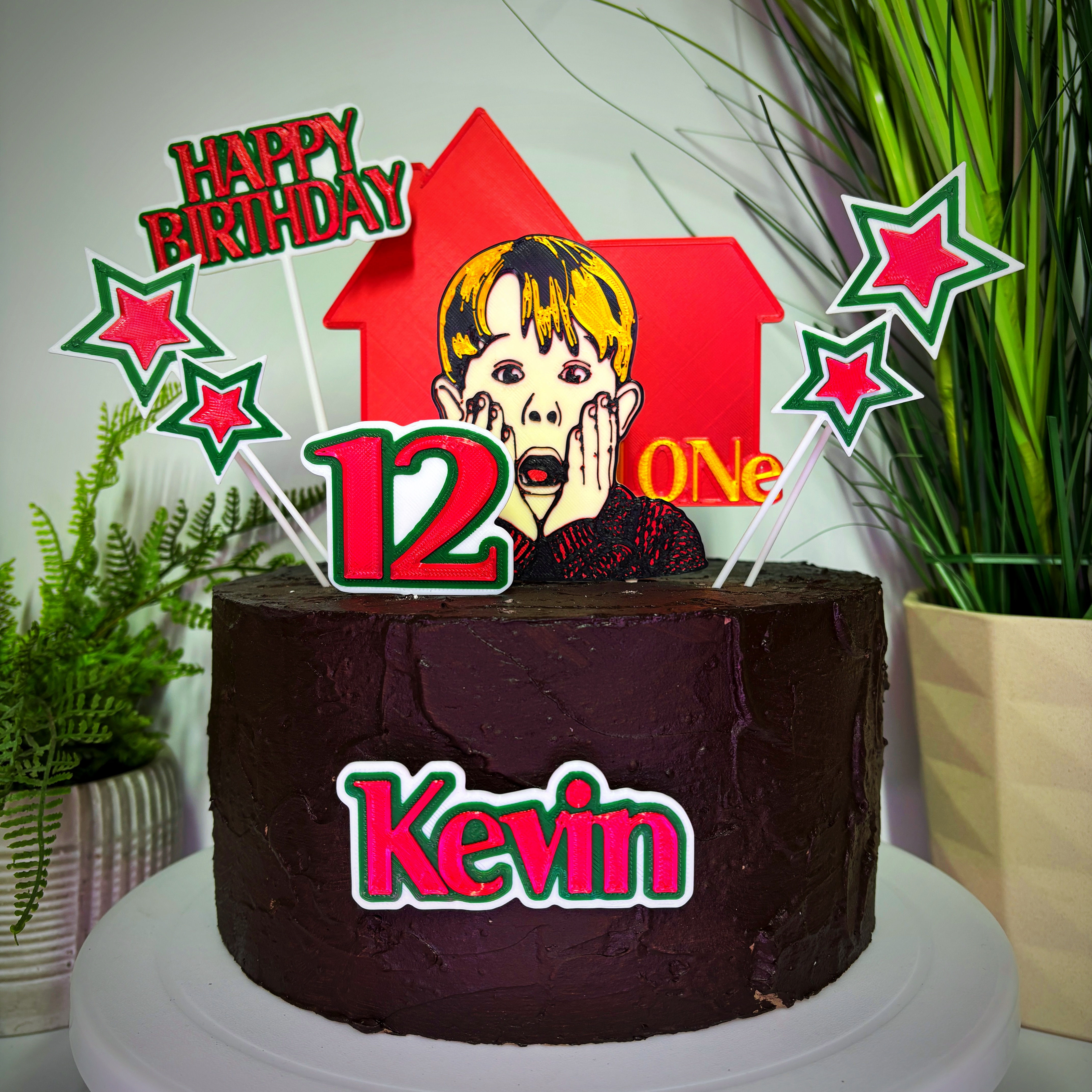 Home Alone Inspired Birthday Cake Toppers