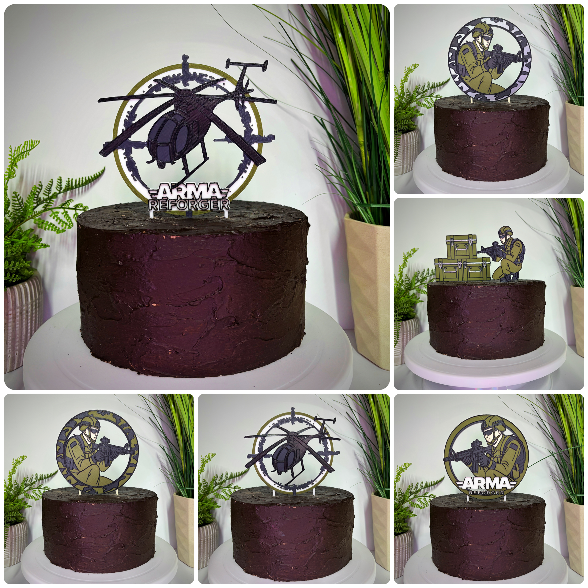 Arma Reforger Inspired Gaming Extra Cake Toppers