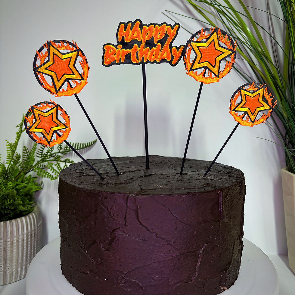 Thumbnail: Trick 'r TreAt Inspired Cake Toppers