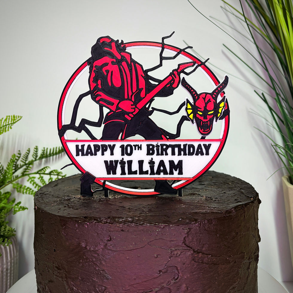 Thumbnail: Hellfire Club Inspired Eddie Cake Toppers