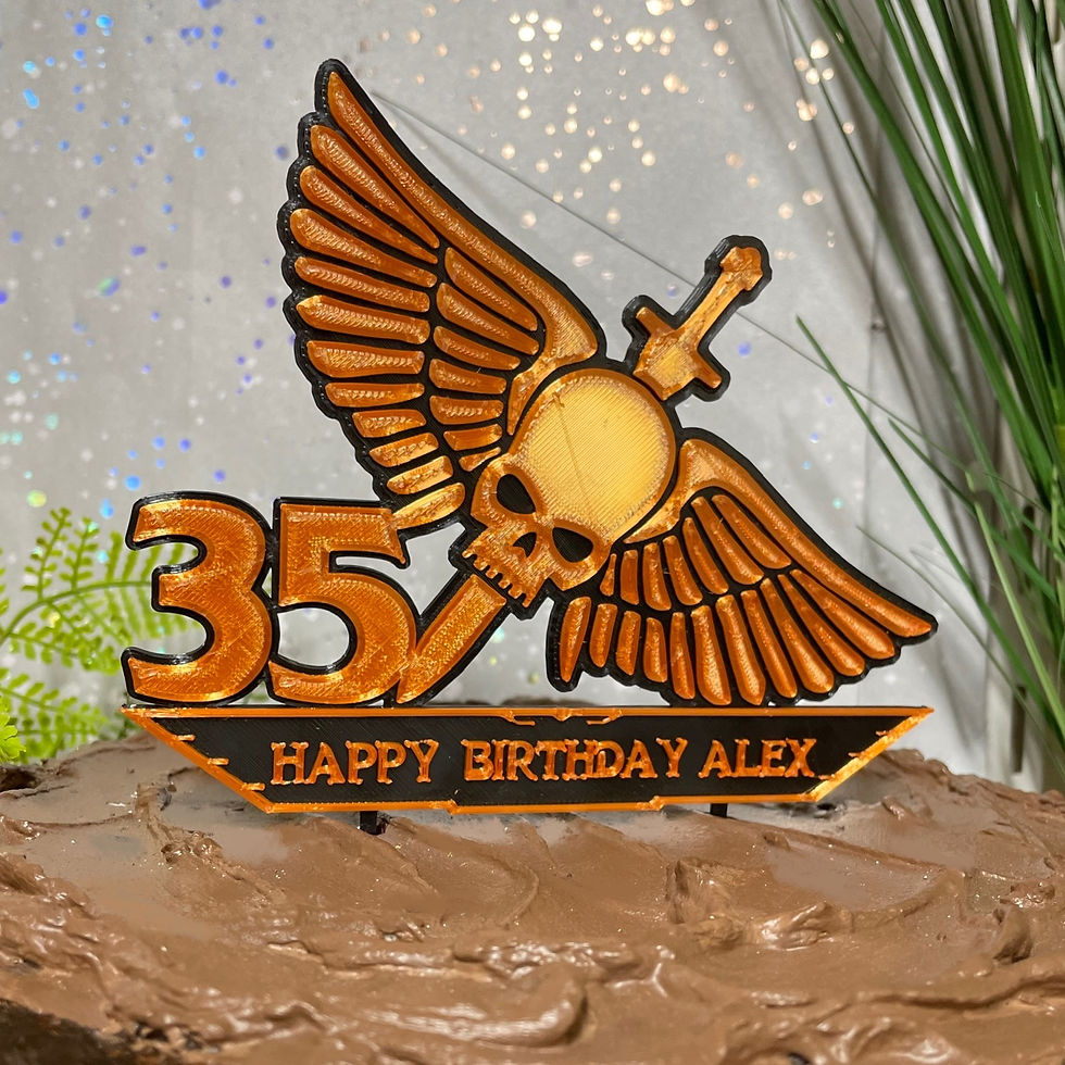 Thumbnail: Warhammer Inspired Cake Toppers