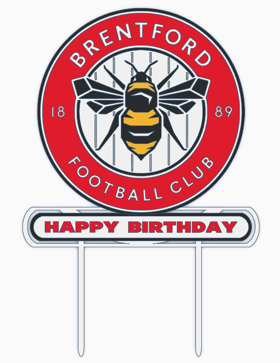 Thumbnail: Football Inspired Cake Topper