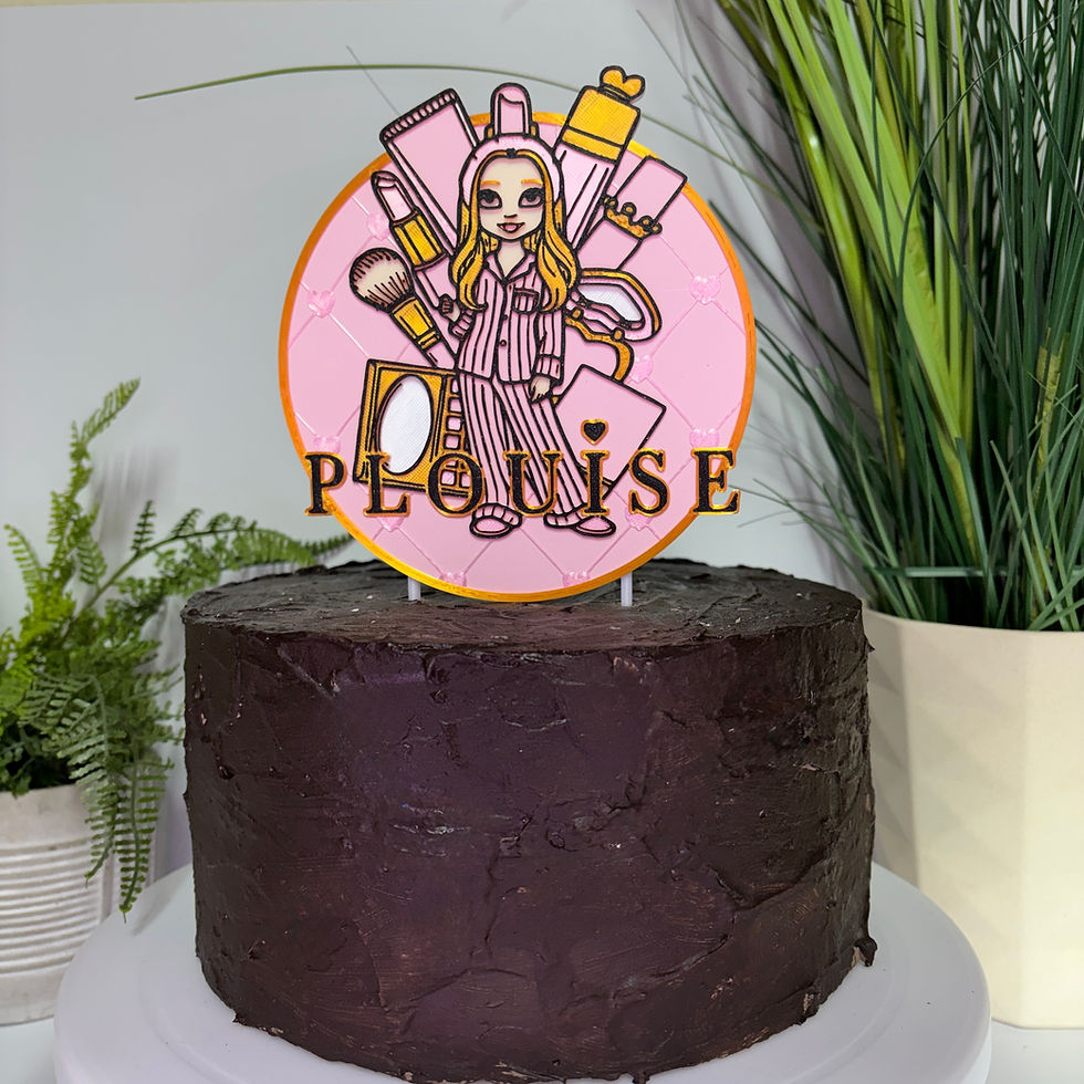 Thumbnail: PLouise Girl Inspired Cake Toppers