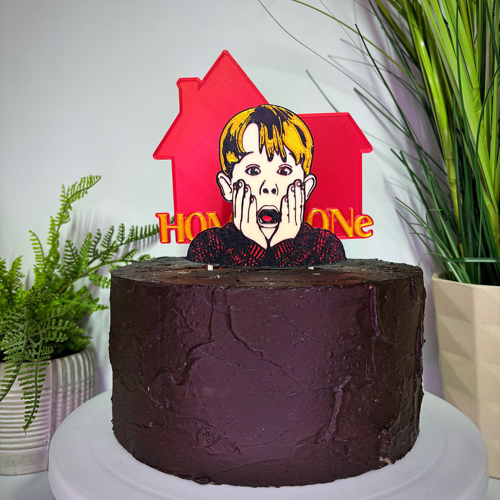 Thumbnail: Home Alone Inspired Christmas Cake Toppers