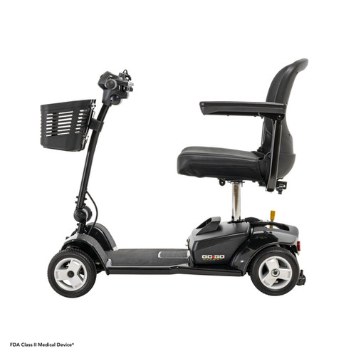 【グー】go!go!vanillas Track Set Up 黒 Go Go Ultra X - 4 Wheel - Travel Scooter | VIP Scooters