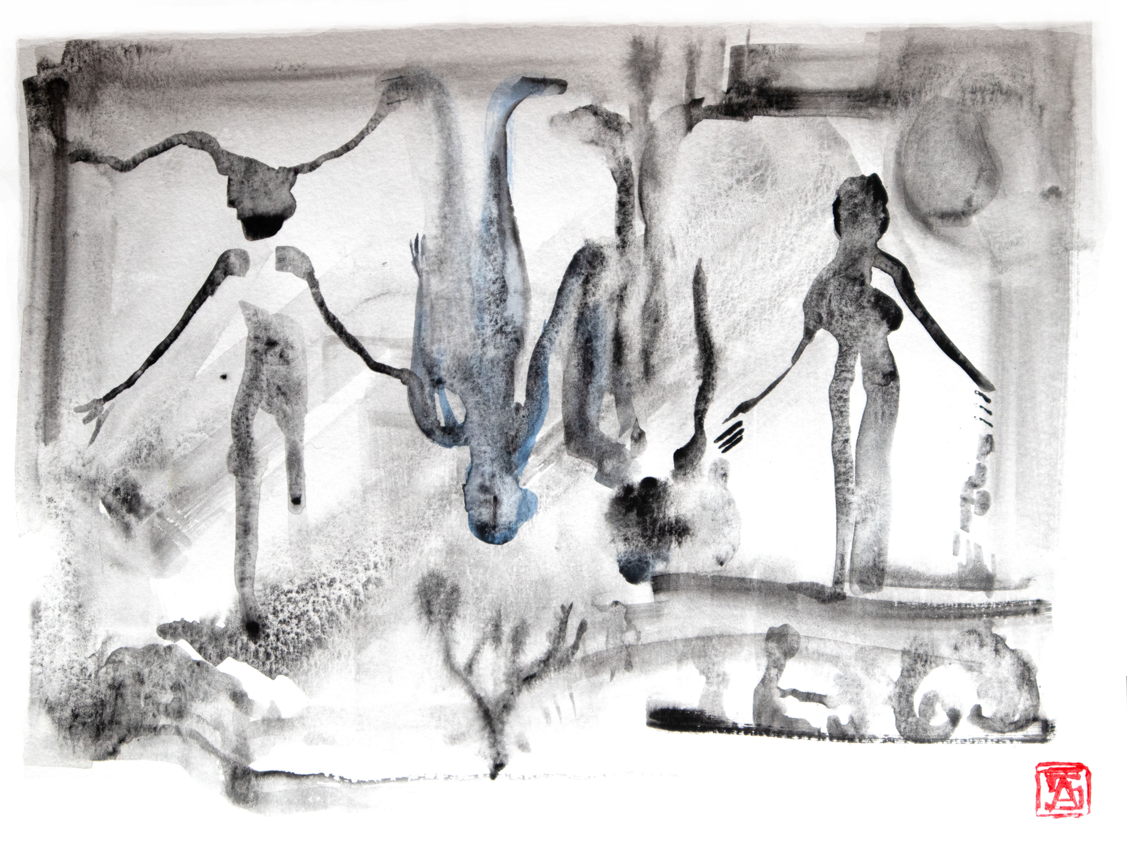 4 Folded Cards "Back To The Origins"