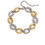 Miniaturbild: Armband Oval Bicolor