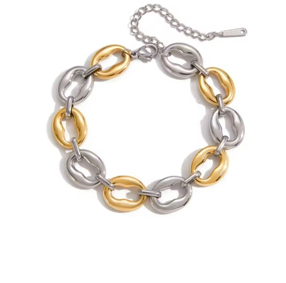 Armband Oval Bicolor